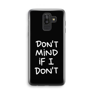 Don't Mind: Samsung Galaxy J8 (2018) Transparant Hoesje
