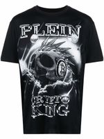 Philipp Plein t-shirt en coton 'Crypto King' - Noir