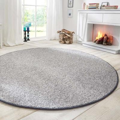 Vloerkleed Rond Wool - Grijs maat: xcm - materiaal: Polypropyleen - Dekbed-Discounter.nl