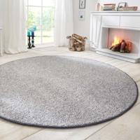 Vloerkleed Rond Wool - Grijs maat: xcm - materiaal: Polypropyleen - Dekbed-Discounter.nl