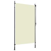 Rolgordijn voor buiten 120x270 cm crème Rolgordijn voor buiten 120x270 cm crème