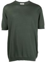 John Smedley t-shirt en coton - Vert