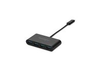 Kensington K33616WW USB-C (USB 3.2 Gen 2) multiport hub 4 poorten Zwart