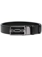 Bally ceinture Draper à boucle logo - Noir