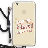 Pizza is the answer: Huawei Ascend P8 Lite (2017) Transparant Hoesje met koord