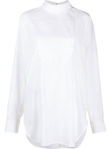 QUIRA chemise à détail de plastron - Blanc