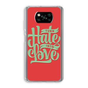 Turn hate into love: Xiaomi Poco X3 Pro Transparant Hoesje