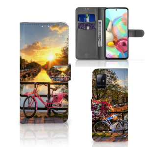 Samsung Galaxy A71 Flip Cover Amsterdamse Grachten