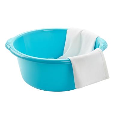 Plasticforte afwasbak teil - kunststof - rond - 10 liter - turquoise - Afmetingen 40 x 38 x 15 cm