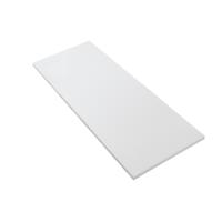Topblad T.B.V Wastafelonderkast BWS Wanda Zonder Afvoergat 120x1,2x52,5 cm Mat Wit