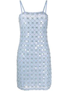 P.A.R.O.S.H. robe Ginny courte - Bleu