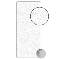 Vaessen Creative • sticker 10x23cm 10pcs zilver diverse kerstfiguren