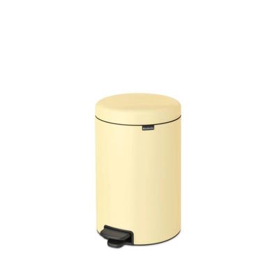 Brabantia NewIcon Pedaalemmer - 20 liter - kunststof binnenemmer - mellow yellow 233821