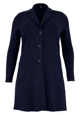 Yoek Lange blazer | Blauw | Maat 50/52