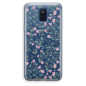 Sierlijke bloemen: Samsung Galaxy A6 (2018) Transparant Hoesje