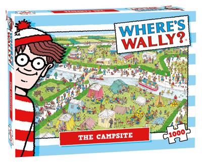 Where's Wally Campsite Puzzel 1000 stukjes