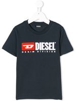 Diesel Kids t-shirt Tjustdivision - Bleu - thumbnail