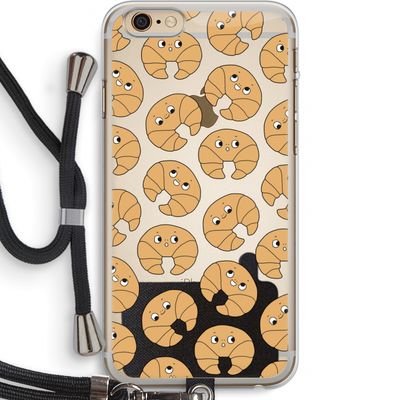 Croissant: iPhone 6 PLUS / 6S PLUS Transparant Hoesje met koord