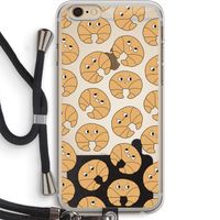 Croissant: iPhone 6 PLUS / 6S PLUS Transparant Hoesje met koord