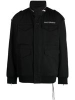 Mastermind Japan veste zippée à logo imprimé - Noir - thumbnail