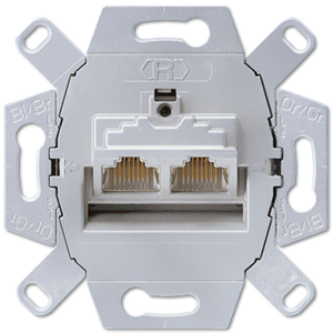 Jung UTP RJ45 inbouw datadoos CAT6 2VUAE8-8 UPOK6 1889942