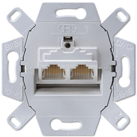 Jung UTP RJ45 inbouw datadoos CAT6 2VUAE8-8 UPOK6 1889942