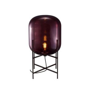 Pulpo Oda Medium Vloerlamp - Aubergine - Zwart