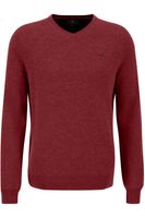 Fynch-Hatton Casual Fit Trui V-halsrood, Effen - thumbnail