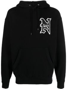 Neighborhood hoodie College à logo imprimé - Noir