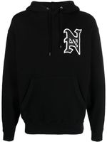 Neighborhood hoodie College à logo imprimé - Noir