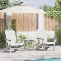 Tuinstoel 2 pcs Wit 82 x 74 x 92 cm Polyetheen