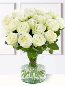 20 witte rozen - Avalanche