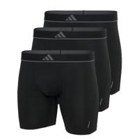 Adidas Boxershorts Micro flex lang 3-pack zwart