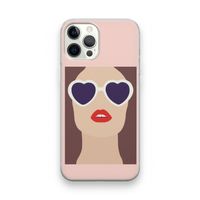 Red lips: iPhone 12 Pro Transparant Hoesje