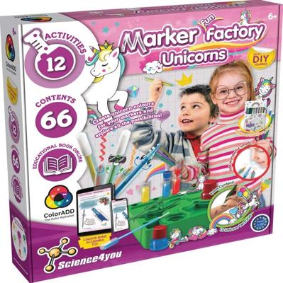 Oku Science 4 you marker factory met unicorns
