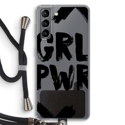Girl Power #2: Samsung Galaxy S21 Transparant Hoesje met koord