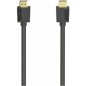 Hama HIGH-SPEED HDMI-KABEL, 4K, CONNECTOR - CONNECTOR, ETHERNET, 5,0 M HDMI kabel Zwart