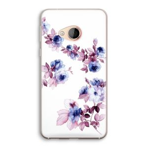 Waterverf bloemen: HTC U Play Transparant Hoesje