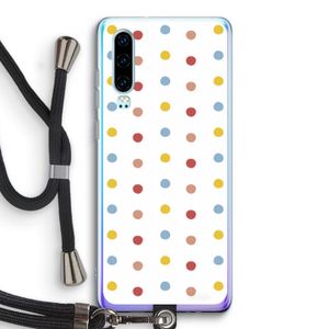 Bollen: Huawei P30 Transparant Hoesje met koord