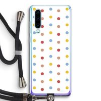 Bollen: Huawei P30 Transparant Hoesje met koord