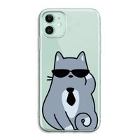 Cool cat: iPhone 11 Transparant Hoesje