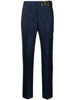 Silvia Tcherassi pantalon de tailleur Orion en jacquard - Bleu