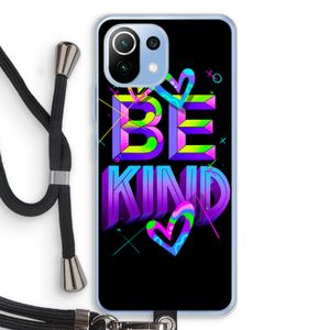 Be Kind: Xiaomi Mi 11 Lite Transparant Hoesje met koord