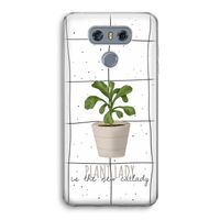 Kamerplant op vensterruit: LG G6 Transparant Hoesje