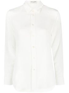 Saint Laurent chemise ajustée classique - Blanc