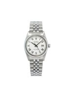 Rolex montre Datejust 36 mm pre-owned - Blanc