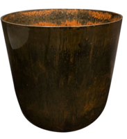 Pot Palermo marble brown D17 H15 - Ts