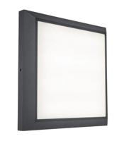 Plafondlamp vierkant buiten &apos;Helena&apos; helder wit 4000k 220mm - thumbnail