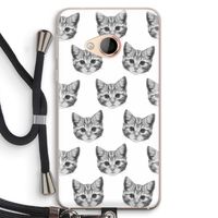 Kitten: HTC U Play Transparant Hoesje met koord