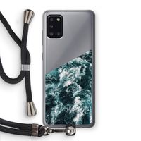 Zee golf: Samsung Galaxy A31 Transparant Hoesje met koord
